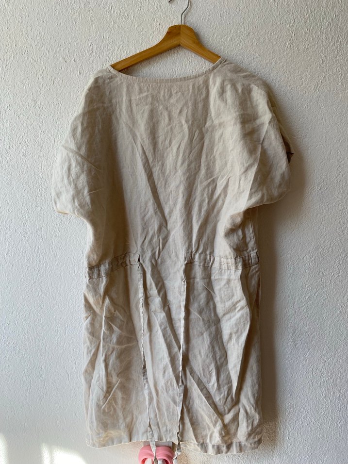 Keten elbise - Görsel 2