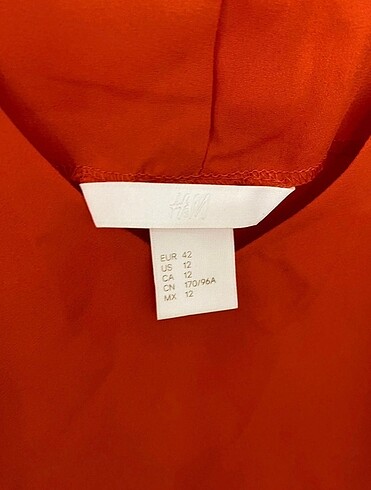 H&M H&M Turuncu Askılı Bluz