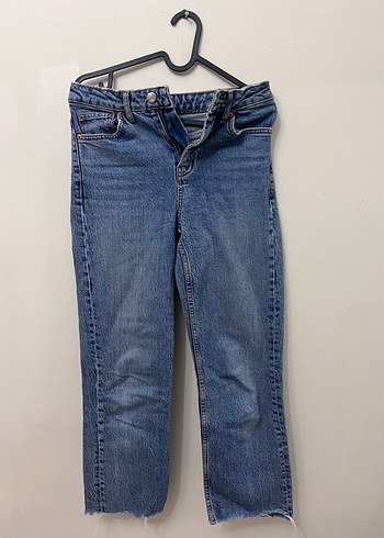 Diğer Mavi Yikamali Rahat Denim Jean