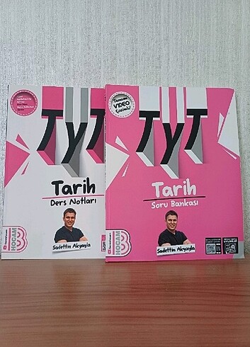 BENİM HOCAM YAYINLARI TYT TARİH SORU BANKASI VE DERS NOTLARI 