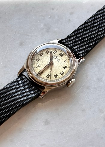 Omega Mido Multifort Gercek Vintage Koleksiyonluk