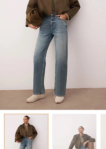 Trendyol & Milla Yuksek Bel Acik Mavi Denim Jean