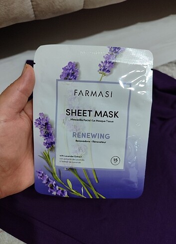 FARMASİ RENEWING LAVANTALI KAĞIT MASKE