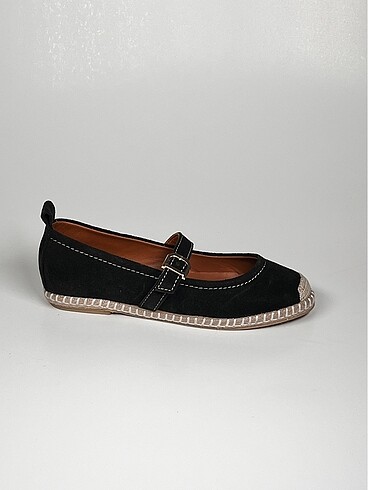 Hakiki deri tokalı kadın espadril ayakkabı - Görsel 4