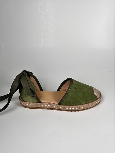 hakiki deri süet espadril kadın ayakkabı yeni sezon - Görsel 8