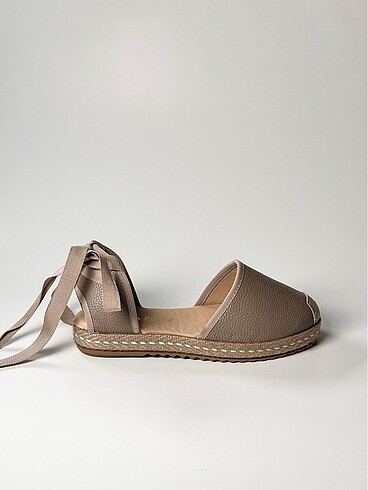hakiki deri kadın espadril ayakkabı yeni sezon - Görsel 7