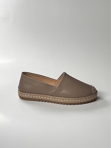 hakiki deri kadın espadril ayakkabı - Görsel 6