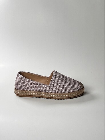 hakiki deri hakiki keten espadril kadın ayakkabı - Görsel 6