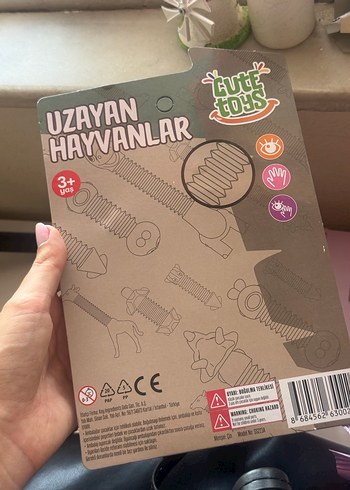 Uzayan Hayvanlar Eğitici Oyuncak