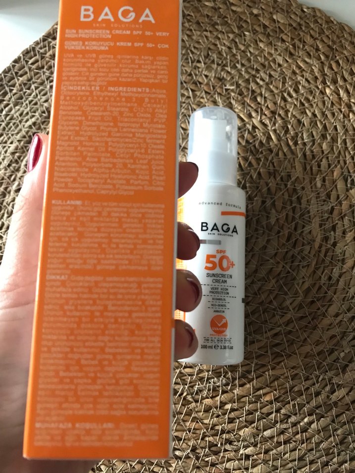 BAGA SPF 50+ Güneş Koruyucu Krem - Görsel 2