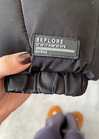l Beden gri Renk Bershka mont
