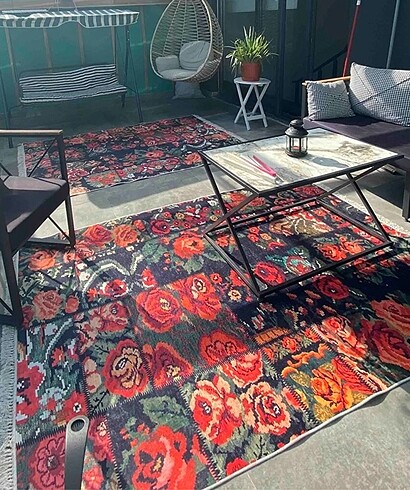 Çamaşır makinesinde yıkanabilir kaymaz kilim