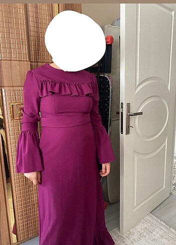 Tesettür şok elbise 