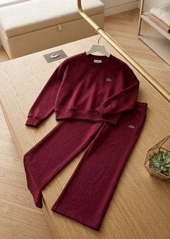 Lacoste Bordo İkili Esofman Takimi