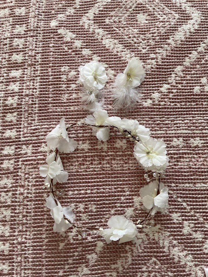 Beyaz Uzun Abiye Elbise - Görsel 3