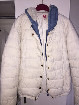 38 Beden Koton beyaz mont