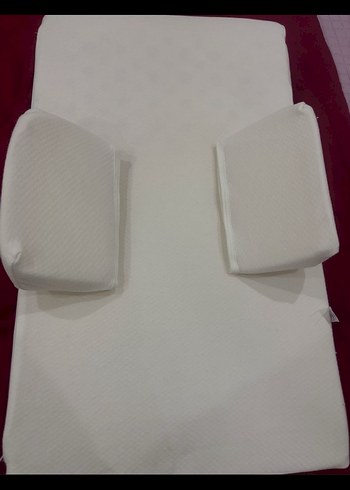 Beyaz bebek reflü yatağı - Görsel 2