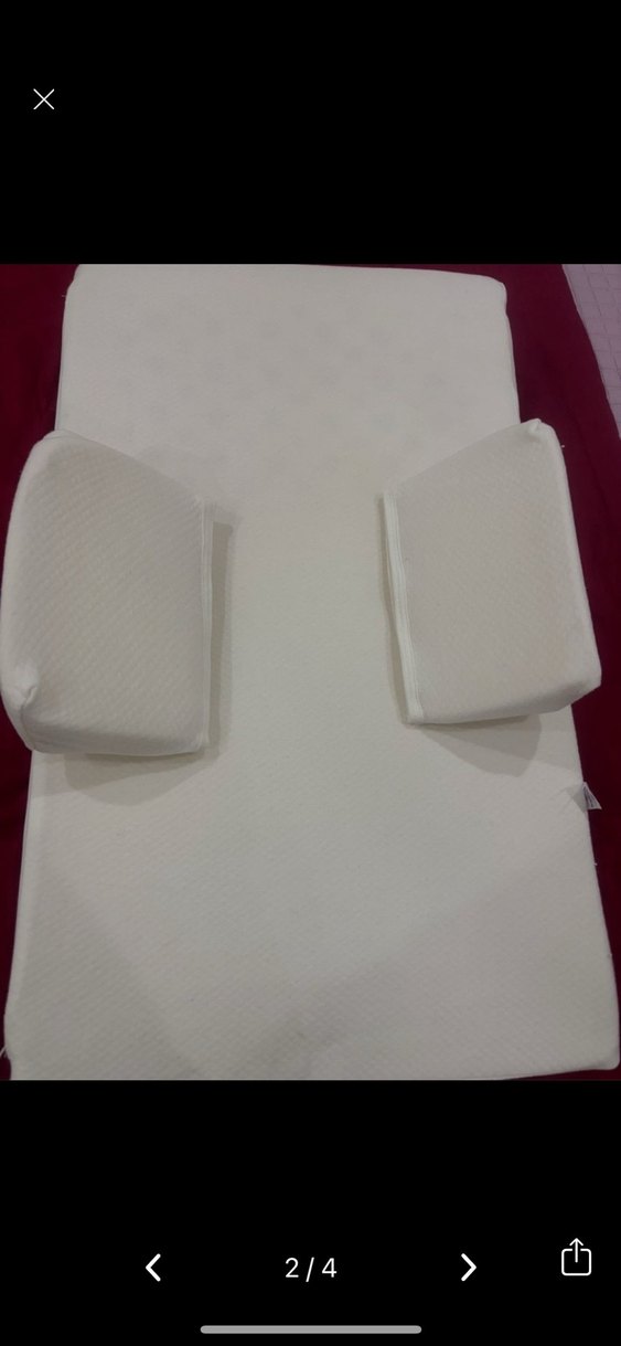 Beyaz bebek reflü yatağı - Görsel 2