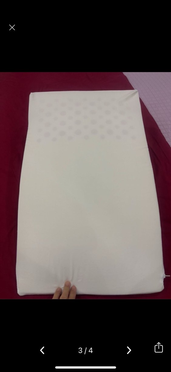 Beyaz bebek reflü yatağı - Görsel 3