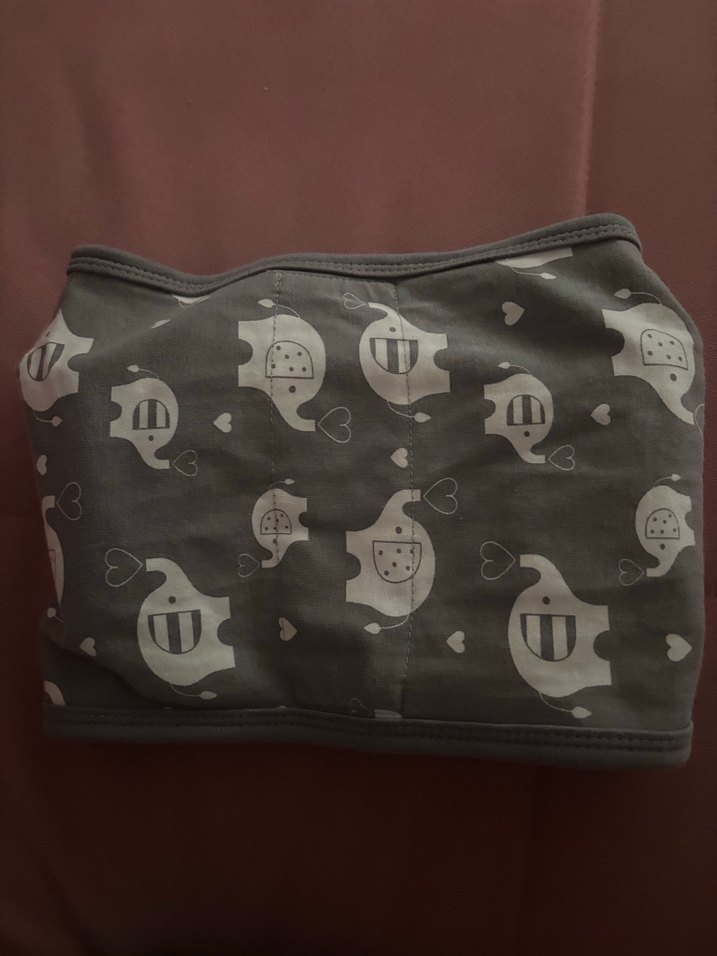 Gri Fil Desenli Bebek Kundak - Görsel 5