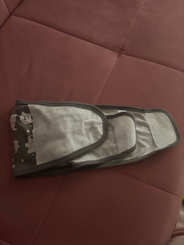 Gri Fil Desenli Bebek Kundak - Görsel 4