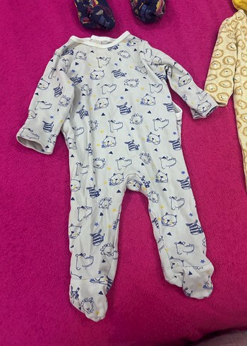 Bebek Renkli Uzun Kollu Pamuklu Tulumlar - Görsel 3