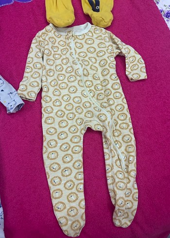 Bebek Renkli Uzun Kollu Pamuklu Tulumlar - Görsel 2