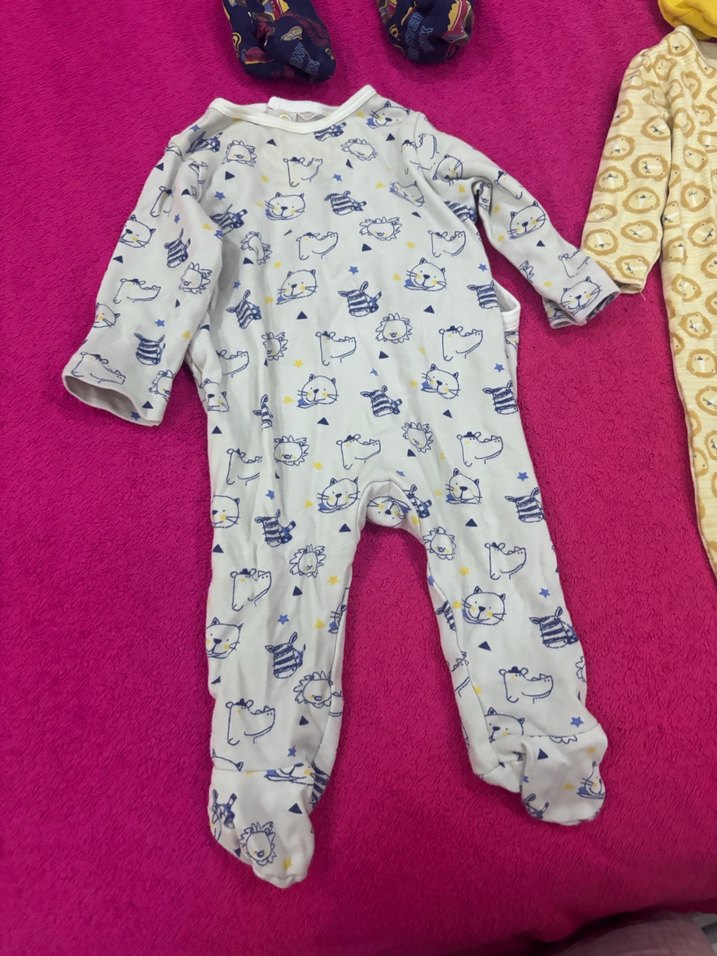 Bebek Renkli Uzun Kollu Pamuklu Tulumlar - Görsel 3