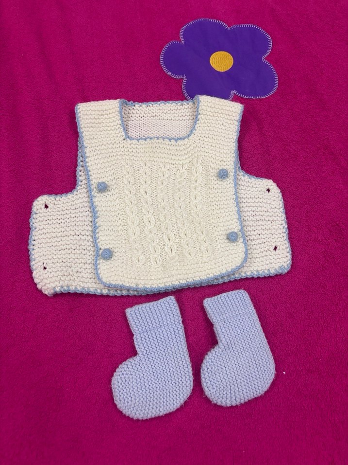 Beyaz Nakışlı Bebek Tulum - Görsel 4