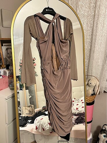 Tül gece elbisesi - Görsel 5