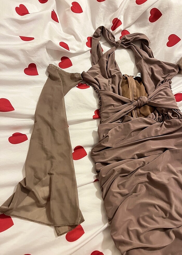 Tül gece elbisesi - Görsel 4