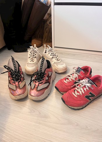 Rahat ve Şık Kadın Spor Ayakkabı 3ü birlikte - Görsel 2