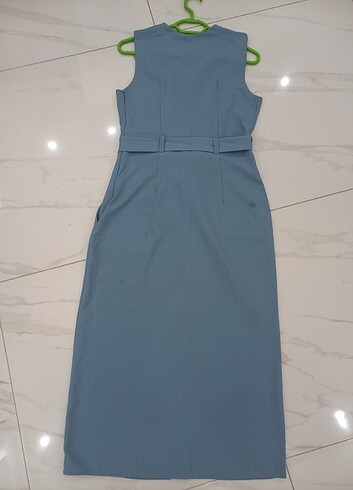 Bebe mavisi elbise - Görsel 7