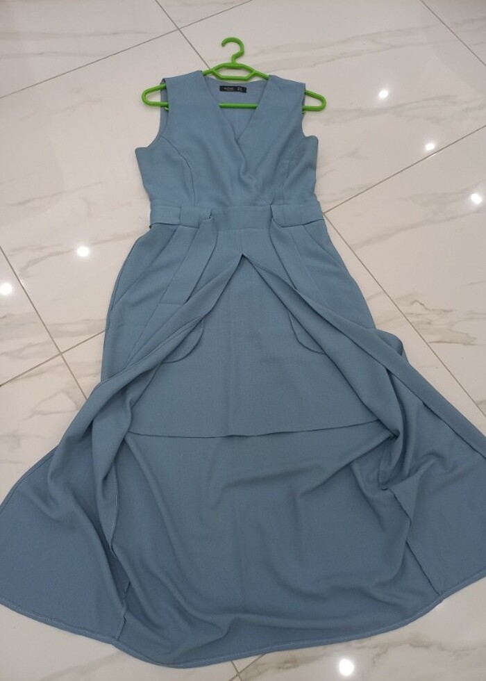 Bebe mavisi elbise - Görsel 2