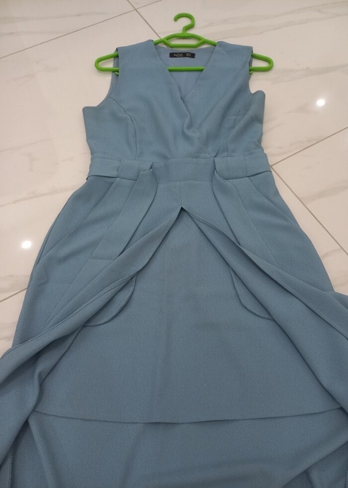 Bebe mavisi elbise - Görsel 4