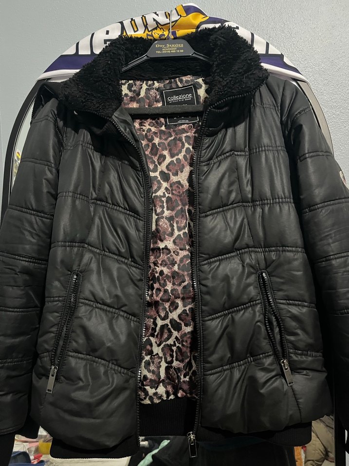 Kadın Siyah Mont - Görsel 4