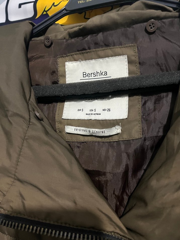 Kürk Detaylı Haki Kadın Mont - Görsel 5