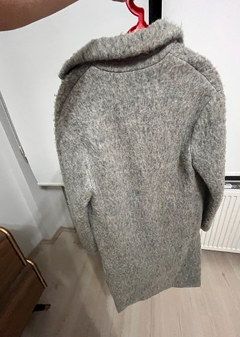 xs Beden gri Renk Kaşe kaban