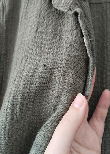xl Beden Erkek Keten Gömlek, Uzun Kollu, Düğmeli