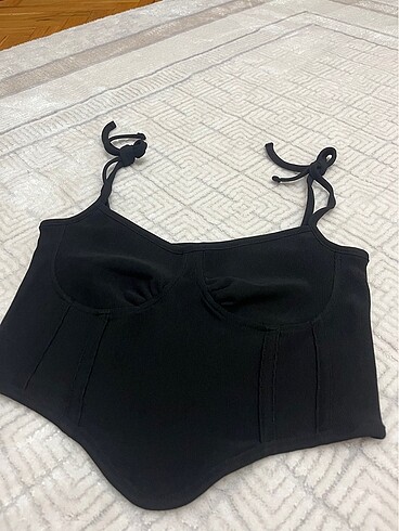 Koton Korse askılı crop