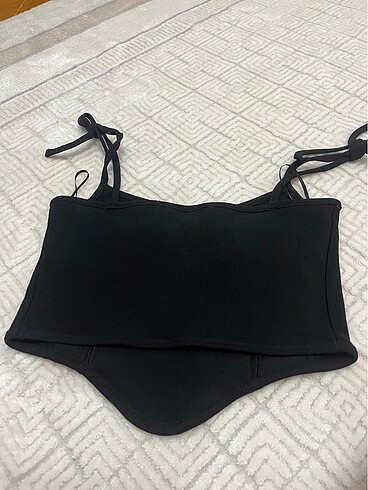 xs Beden Korse askılı crop