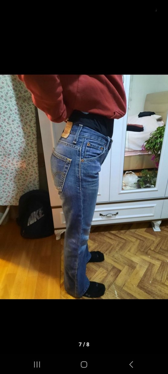 Levis 501 Mavi Denim Jean #vintage — görsel 7/9