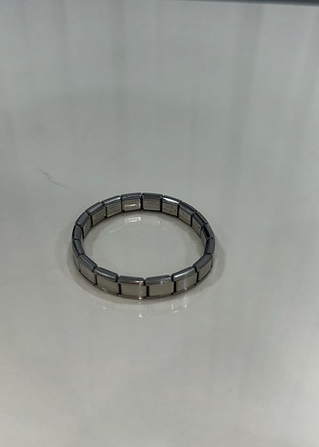 Sterling silver Modern Gri Metal Bileklik