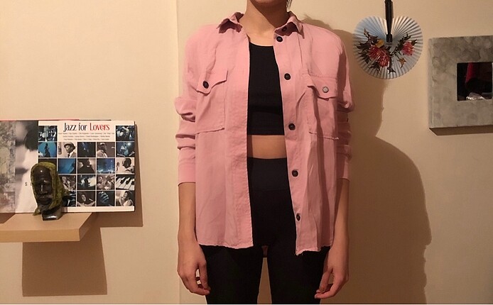 Pembe H&M Gömlek