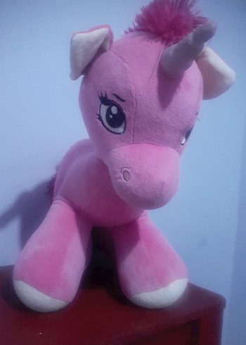 Pembe Peluş Unicorn Oyuncak