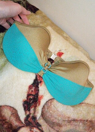 Bikini üstü askısız yeşil 
