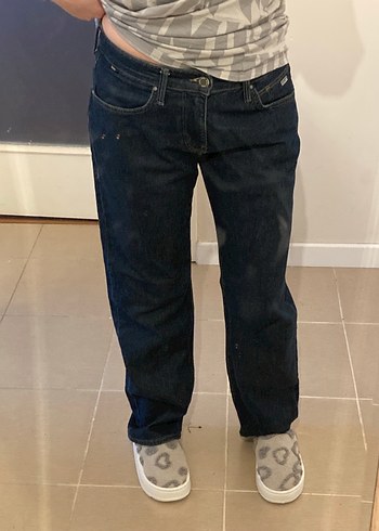 Mavi Jeans Gri Rahat Kesim Midi Kadin Kot Pantolon