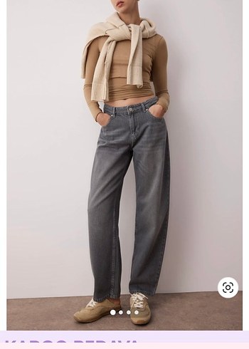 Trendyol & Milla Yuksek Bel Rahat Kesim Denim Pantolon