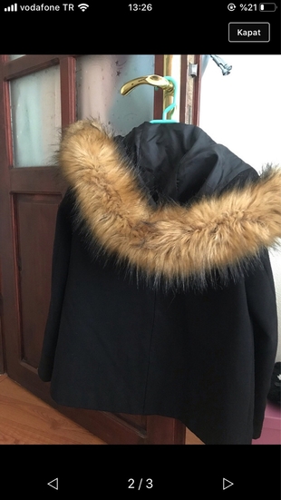 xs Beden Zara kaşe kaban