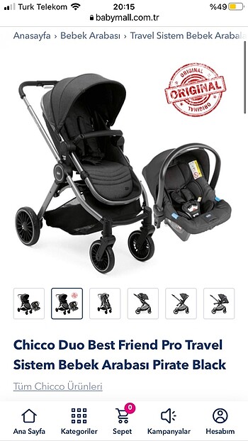 Chicco Bebek Arabası Best Friend Pro Duo